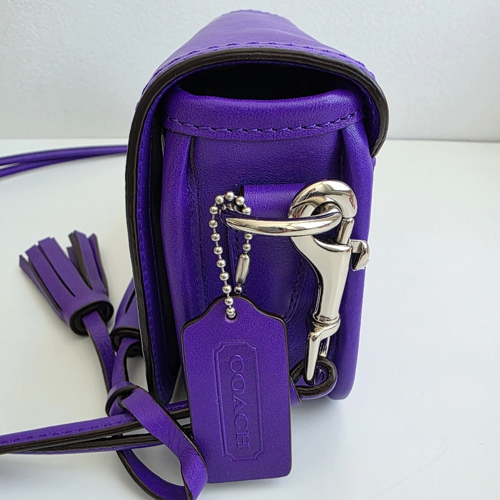 NEW Coach Legacy Penny Crossbody Bag in Ultraviolet - Picture 5 of 15